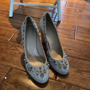 J.Crew Jeweled Heels